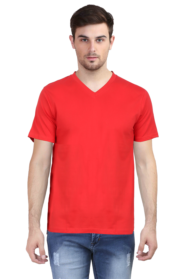 V-neck half sleeve t-shirts