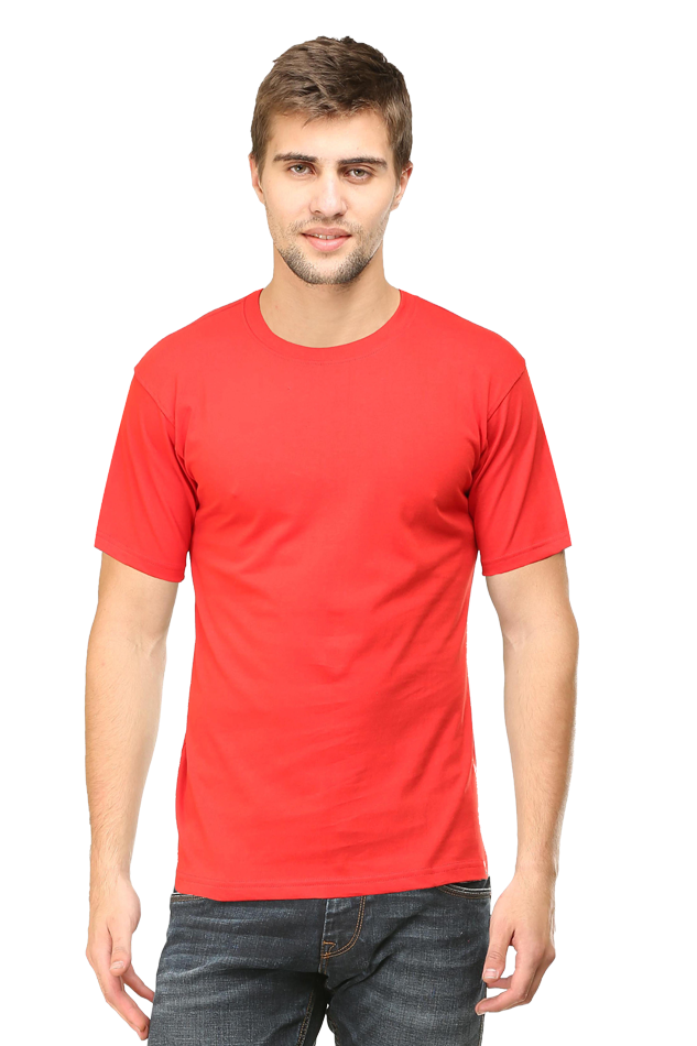 Classic round neck half sleeve t-shirt