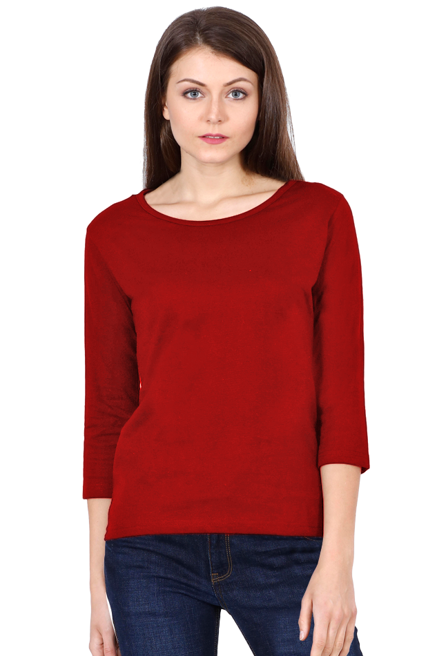 Women's Round neck full sleeve t-shirts