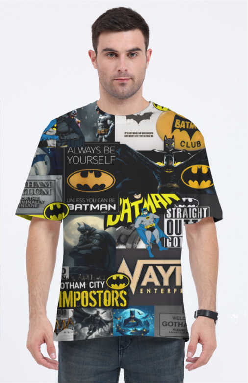 Batman collage all-over printed t-shirt