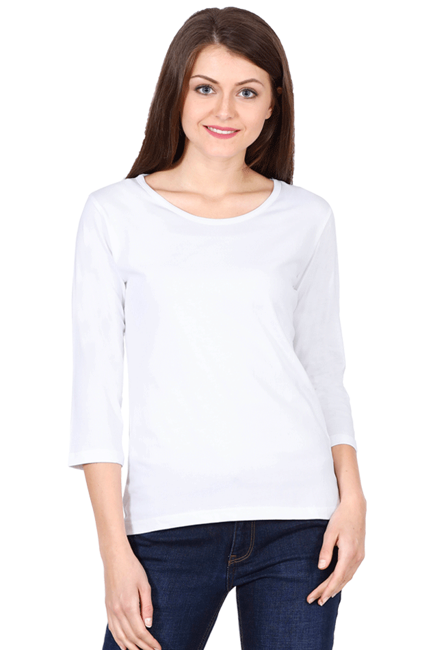 Women's Round neck full sleeve t-shirts