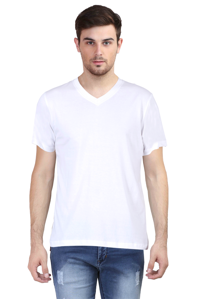 V-neck half sleeve t-shirts