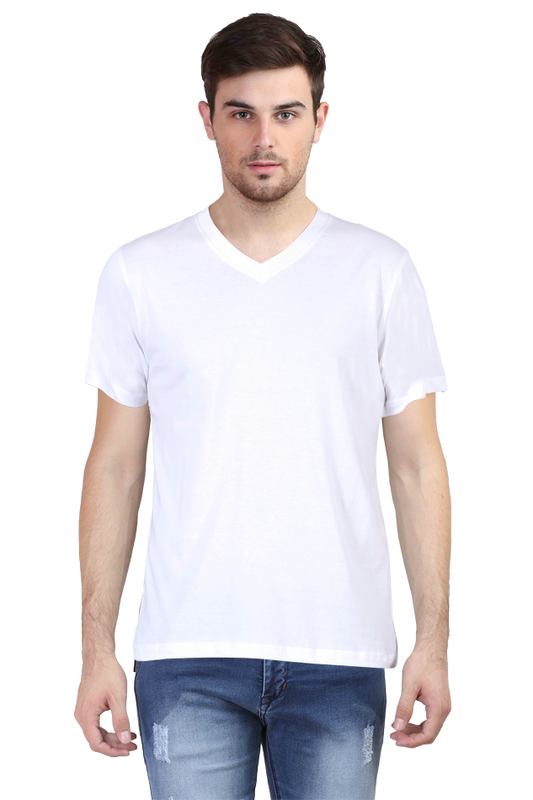 V-neck half sleeve t-shirts