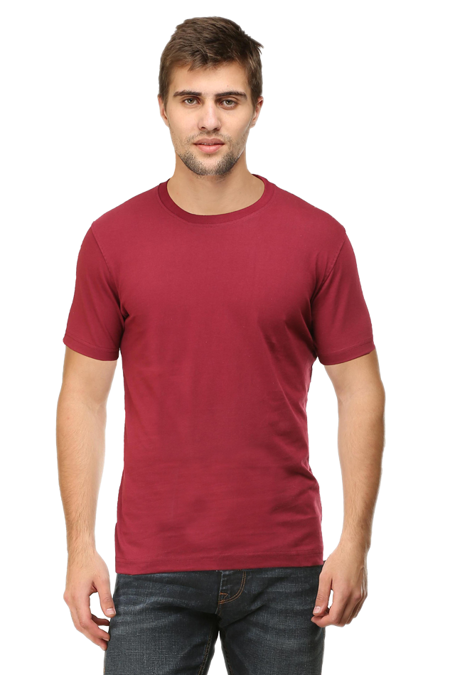 Classic round neck half sleeve t-shirt