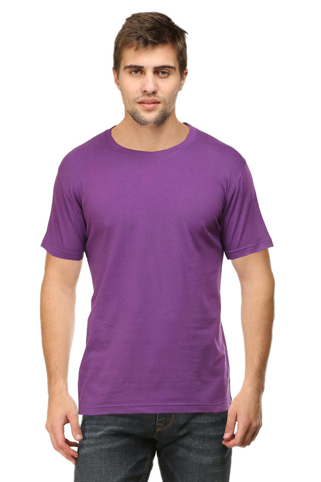 Classic round neck half sleeve t-shirt