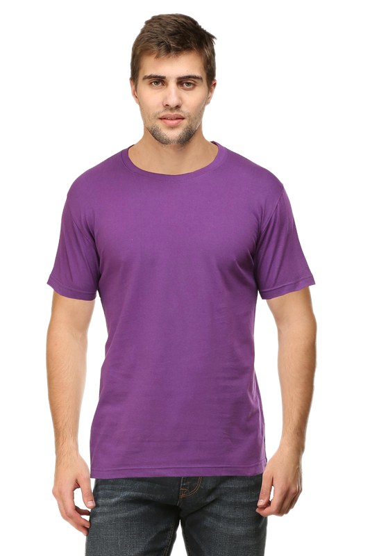 Classic round neck half sleeve t-shirt