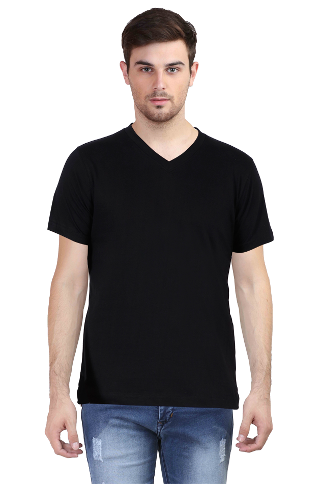 V-neck half sleeve t-shirts