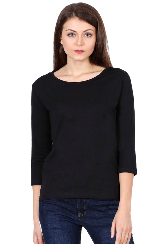 Women's Round neck full sleeve t-shirts