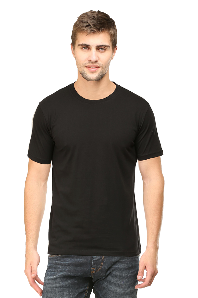 Classic round neck half sleeve t-shirt