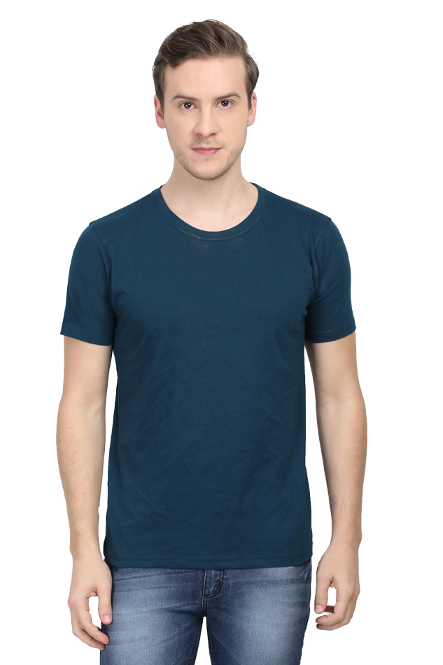 Classic round neck half sleeve t-shirt