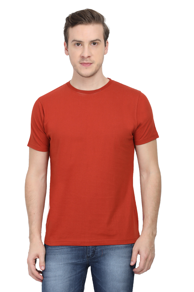 Classic round neck half sleeve t-shirt