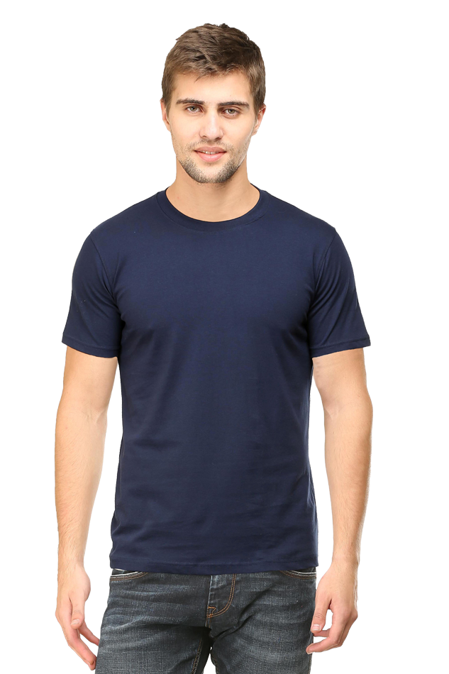 Classic round neck half sleeve t-shirt