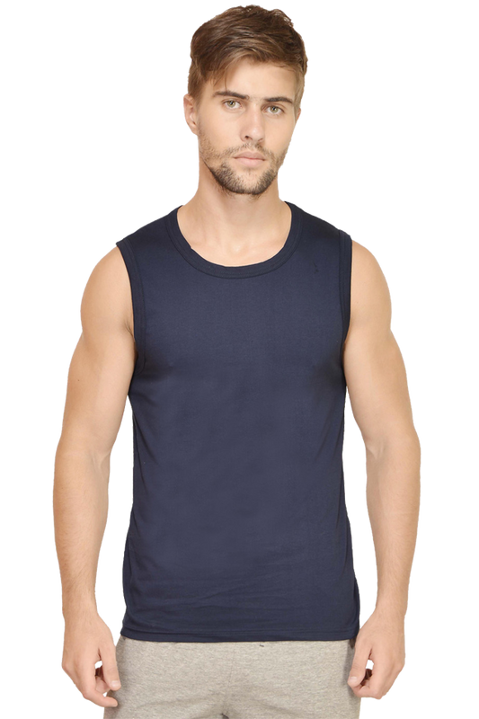 Men's round neck sleeveless / Gym vest