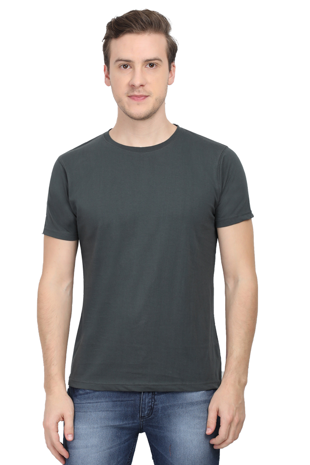 Classic round neck half sleeve t-shirt