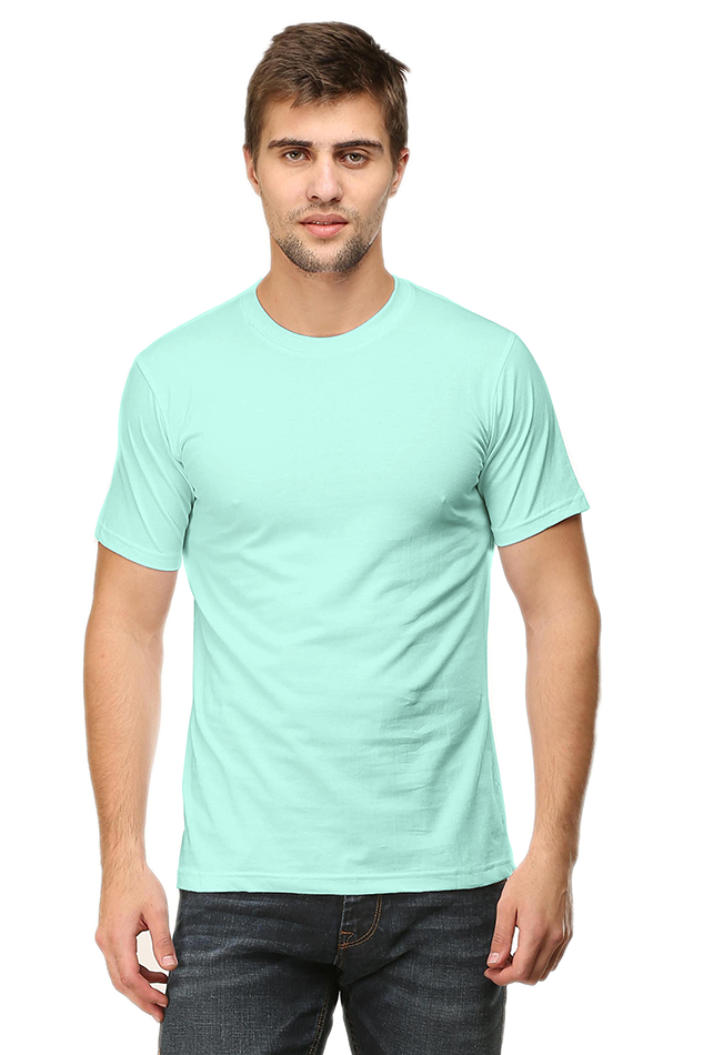 Classic round neck half sleeve t-shirt