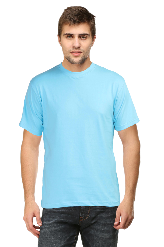 Classic round neck half sleeve t-shirt