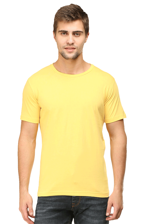 Classic round neck half sleeve t-shirt