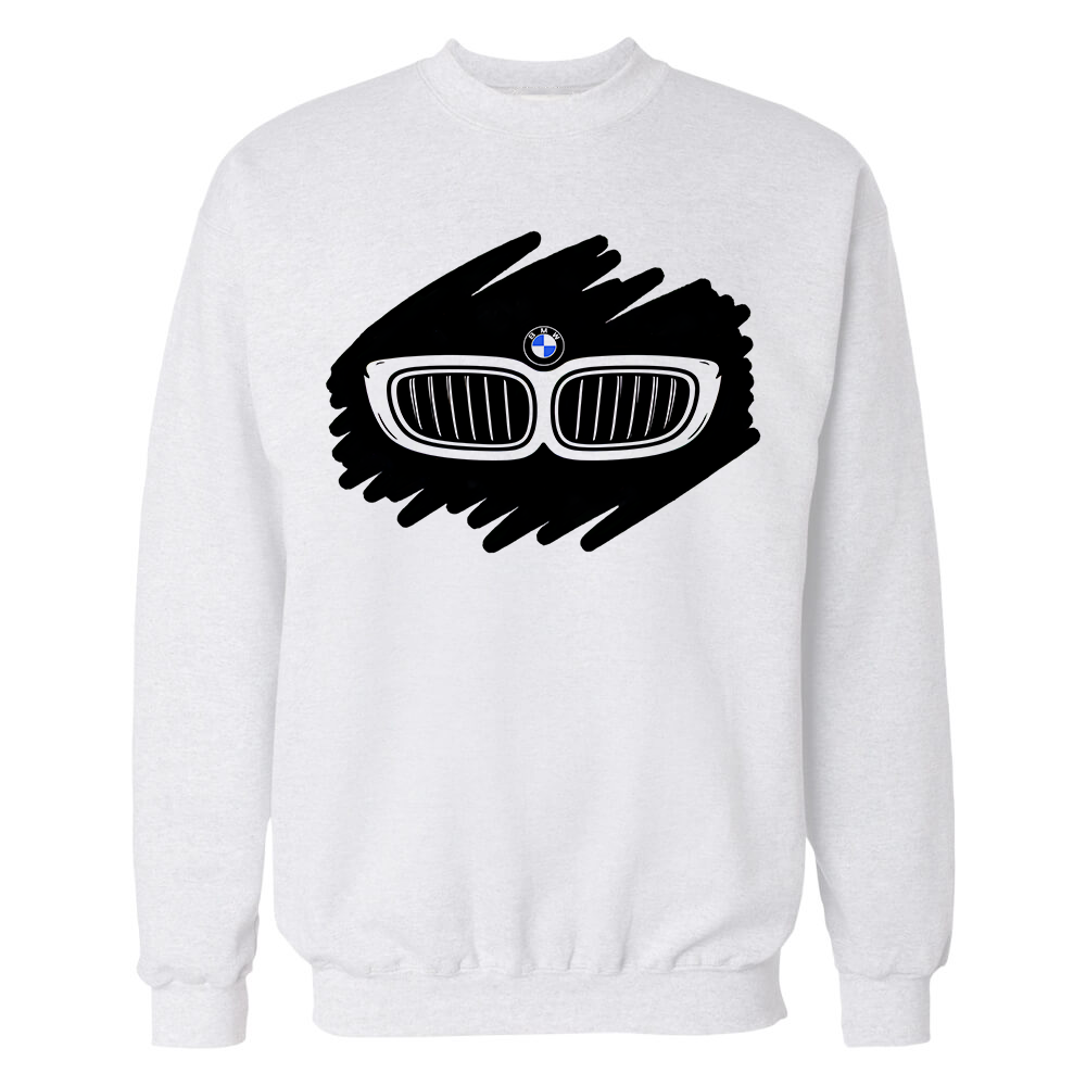 BMW printed sweatshirt (Navy blue, White)