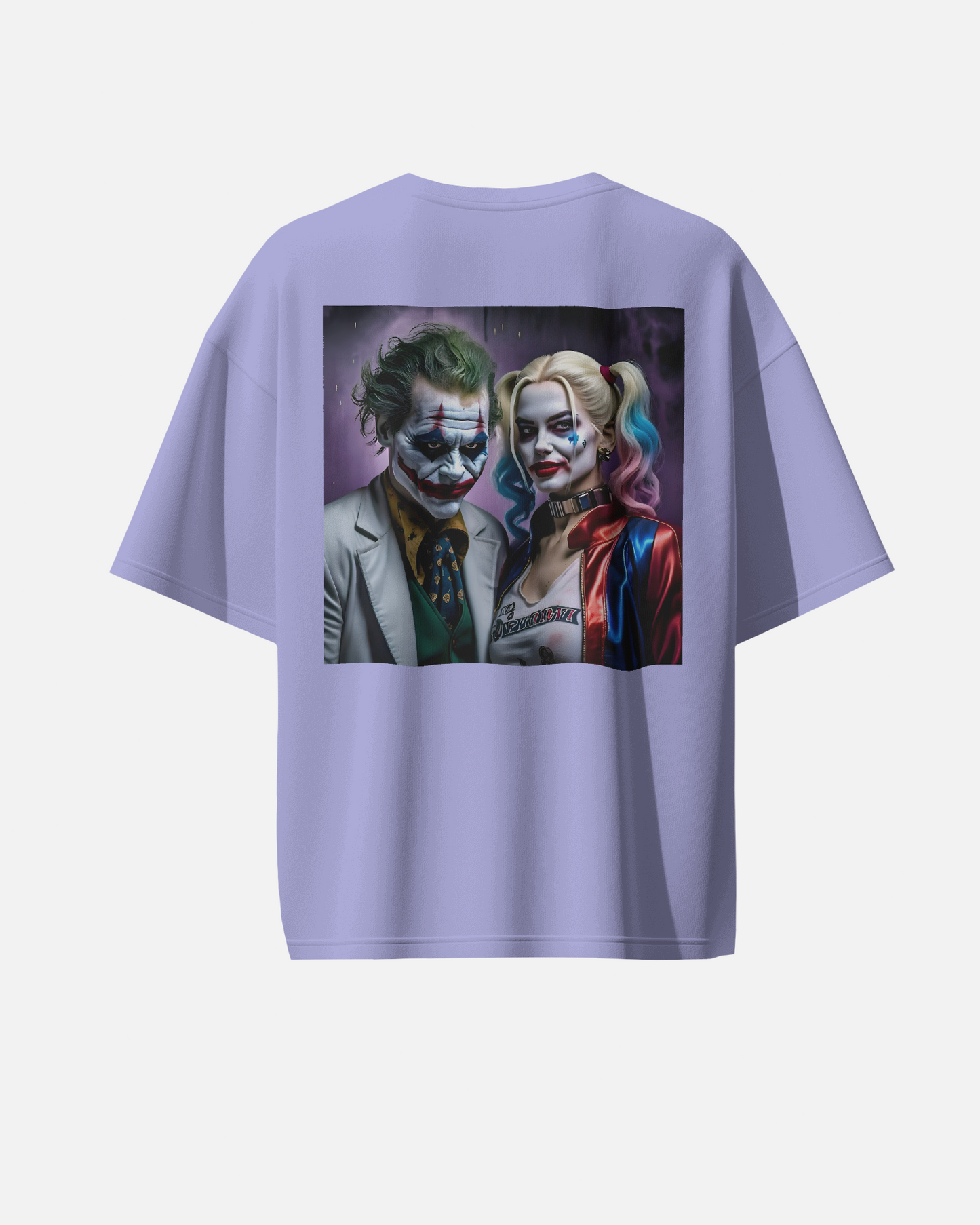 Chaos couple oversized tee (Lavender)