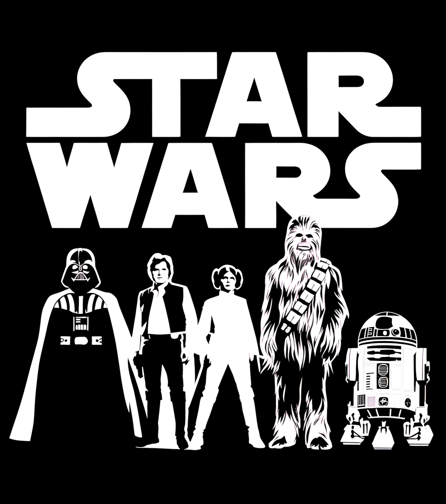 Star wars printed oversized t-shirt (Maroon and black)