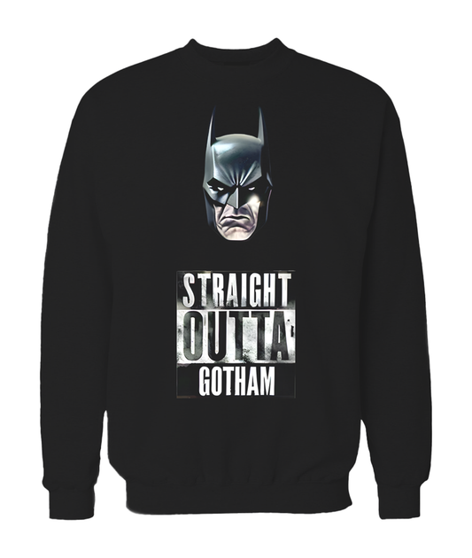 'Straight outta Gotham' sweatshirt (Black)