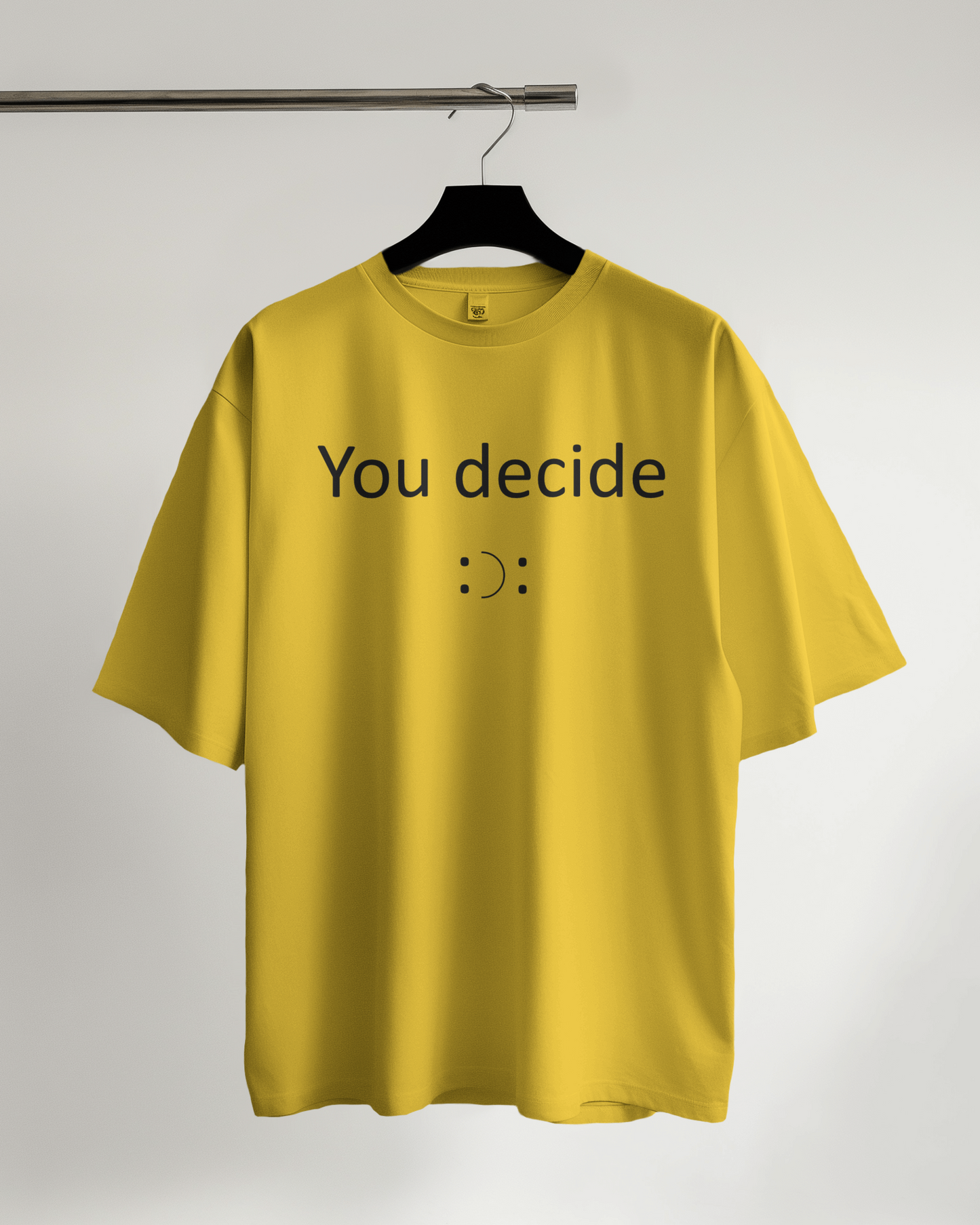 You decide printed oversized t-shirt (All colors available)